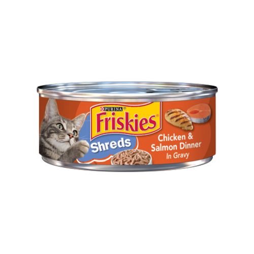 פריסקיז שימור נתחי עוף וסלמון ברוטב